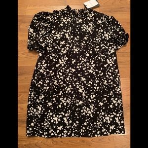 Ballon Sleeve Dress with Pockets